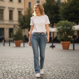 Hudson Jeans Women's Straight Leg in Light Blue